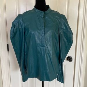 Karlie Faux Leather Top